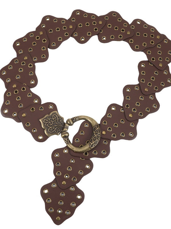 Ceinture polyvalente avec couture en forme de feuille