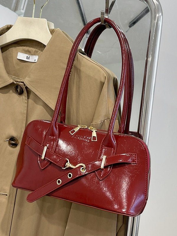 Sac bandoulière rétro en forme de coquillage