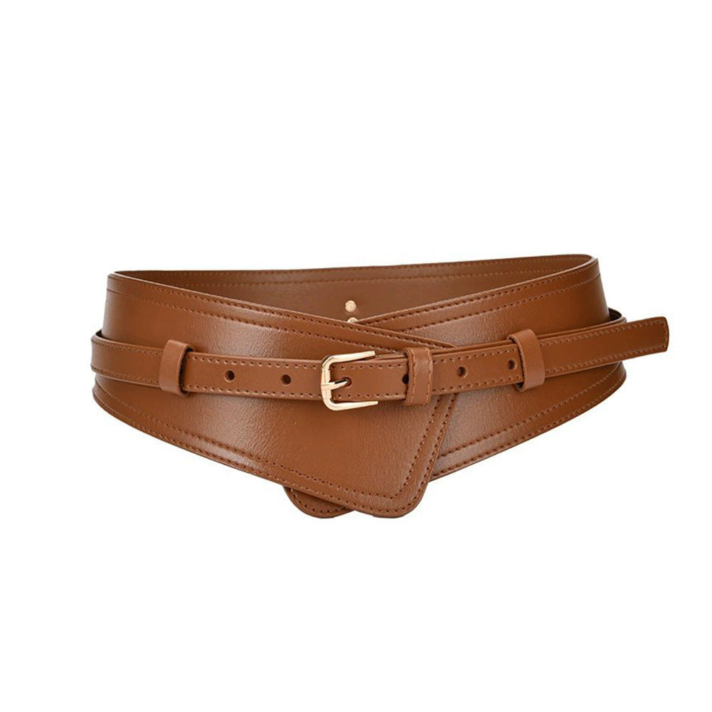 Ceinture large style harnais en similicuir