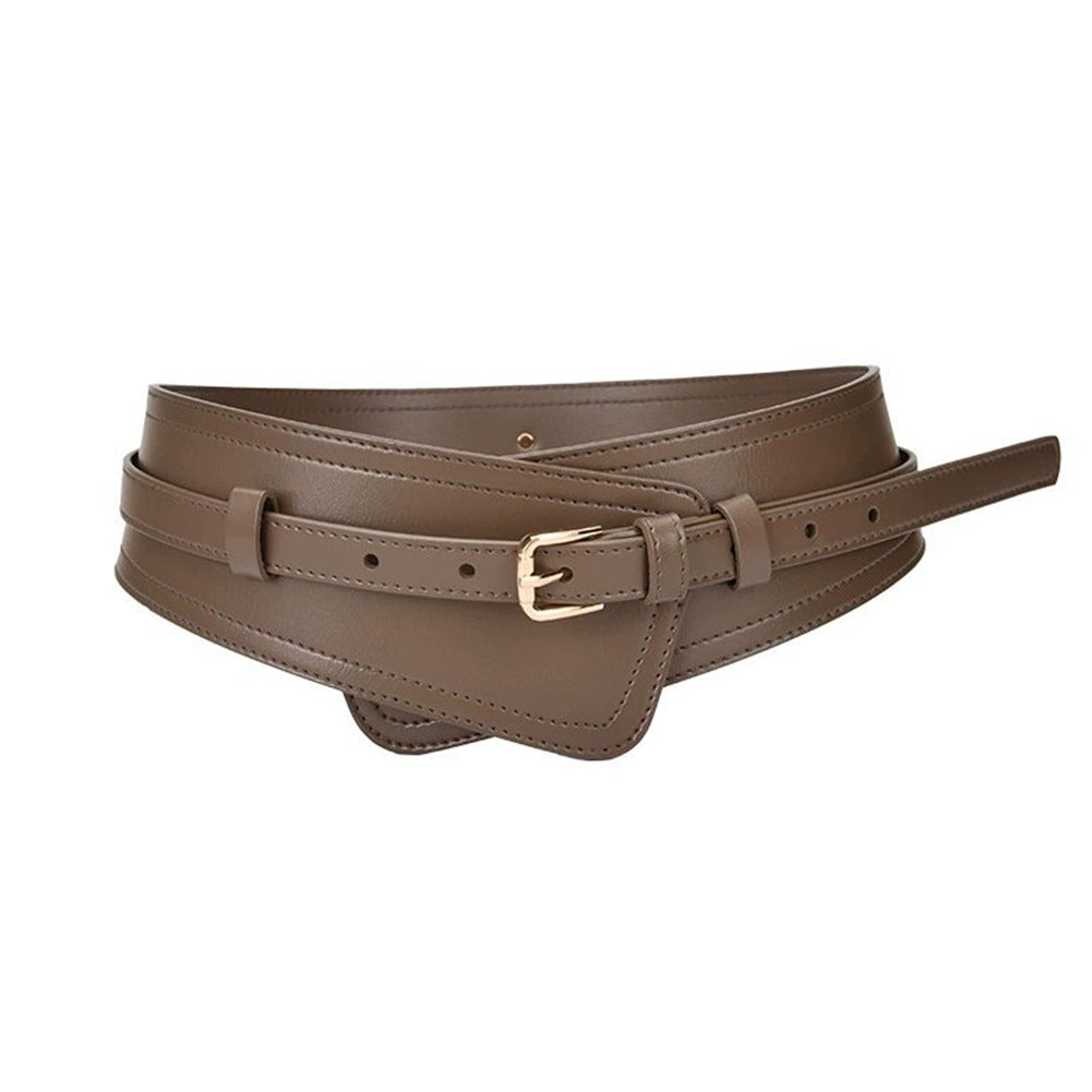 Ceinture large style harnais en similicuir