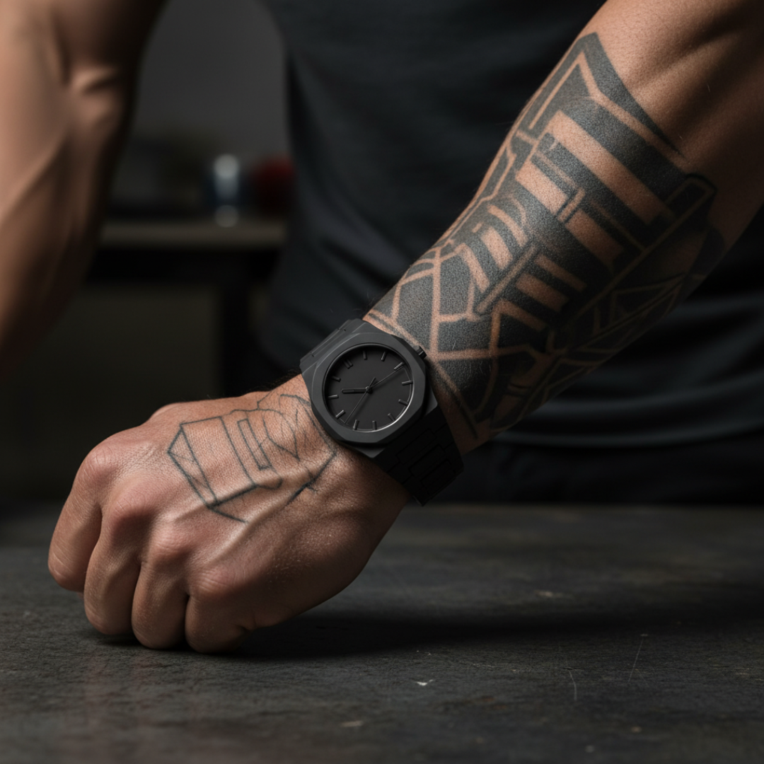 Montre KRONOS – Édition en polycarbonate noir