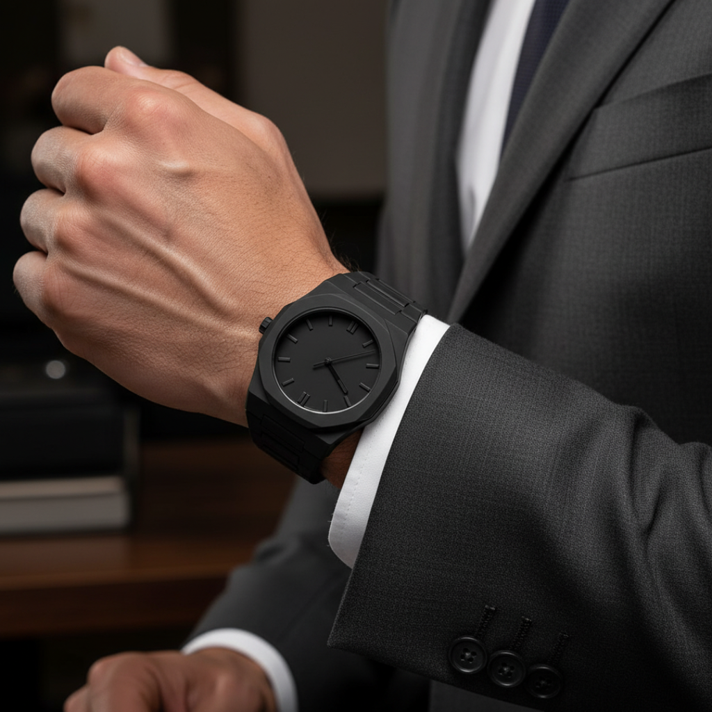 Montre KRONOS – Édition en polycarbonate noir