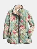 Veste matelassée vieux rose