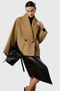 Manteau oversize en tweed Helena à la silhouette décontractée