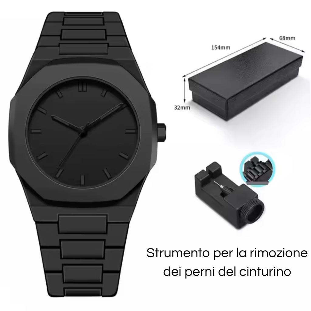 Montre KRONOS – Édition en polycarbonate noir