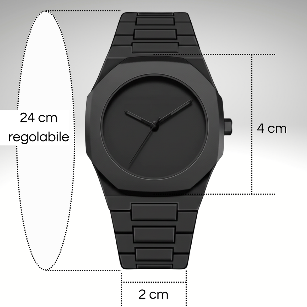 Montre KRONOS – Édition en polycarbonate noir