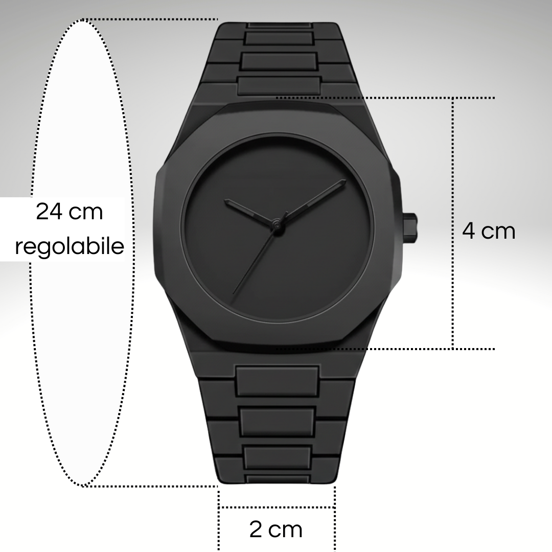 Montre KRONOS – Édition en polycarbonate noir