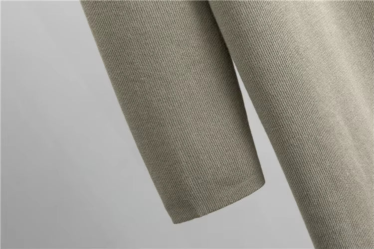 Ensemble 3 pièces en viscose avec haut côtelé et cardigan
