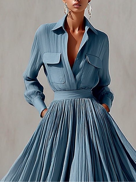 Ensemble jupe longue pour resort avec col