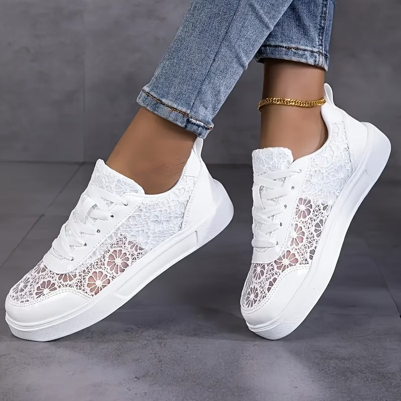 Alessa - Élégantes baskets en dentelle