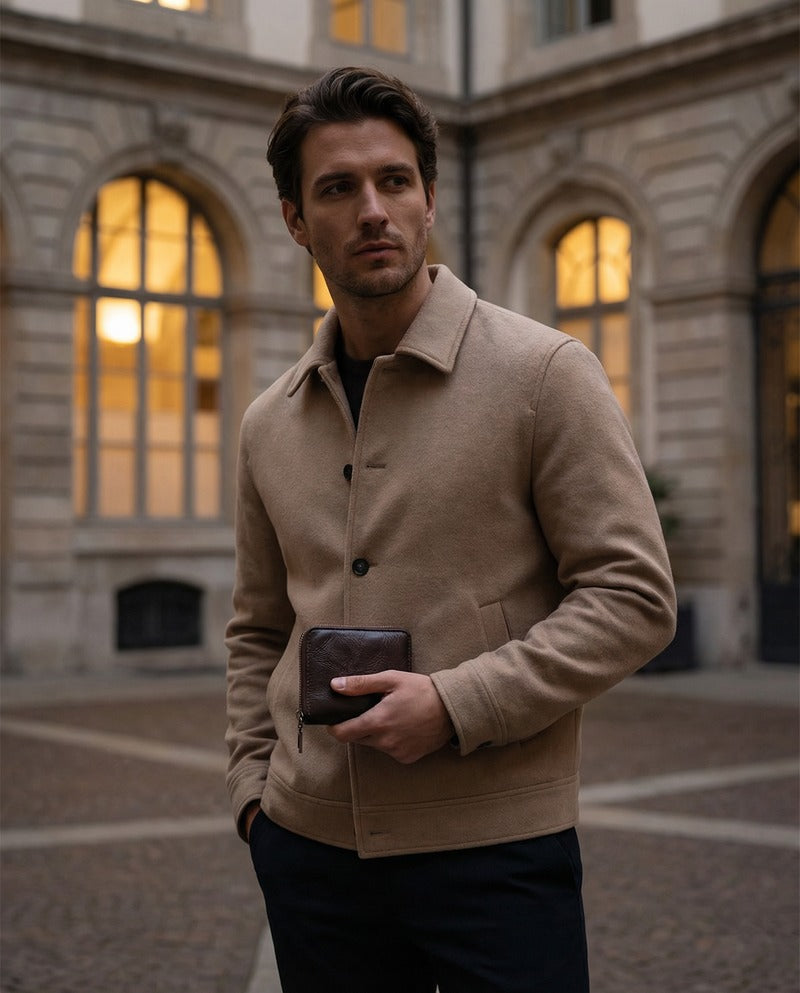 Portefeuille MODENA en cuir artisanal