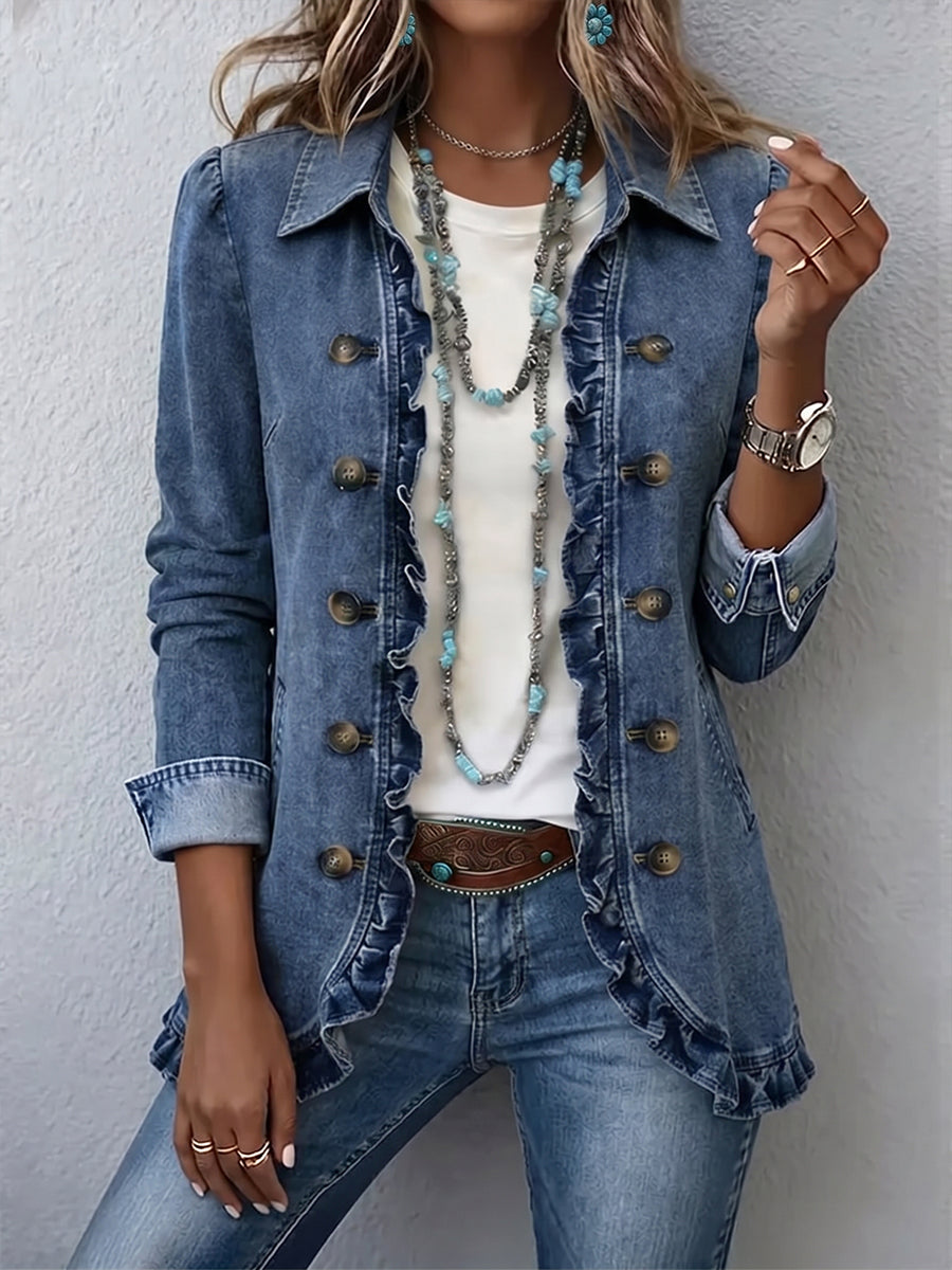 Veste à volants