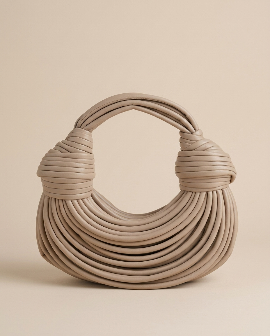 Sac sculptural à anse nouée